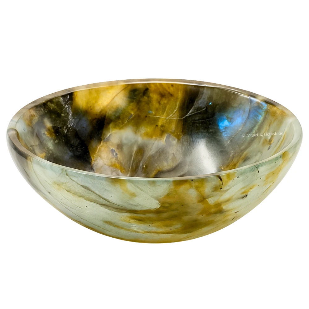 Labradorite Crystal Bowl - 3 Inch