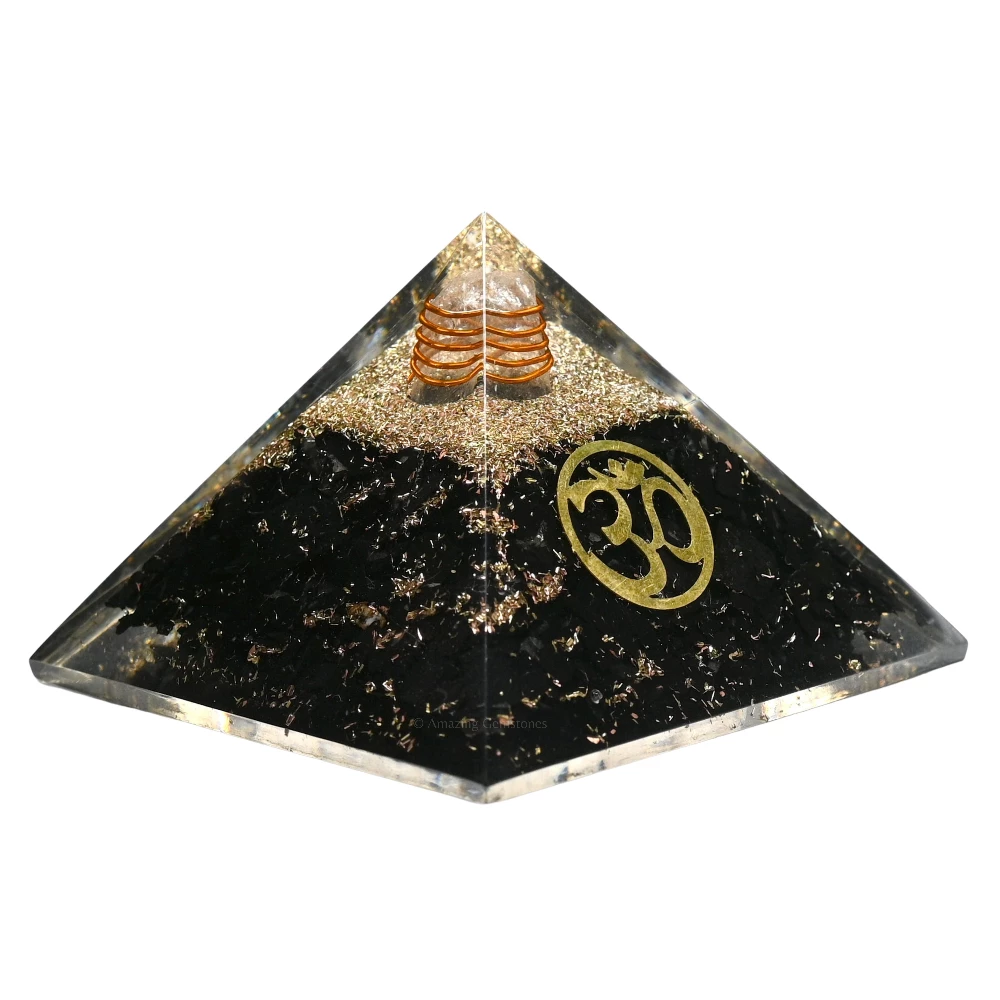 Shungite Orgone Pyramid - Small OM