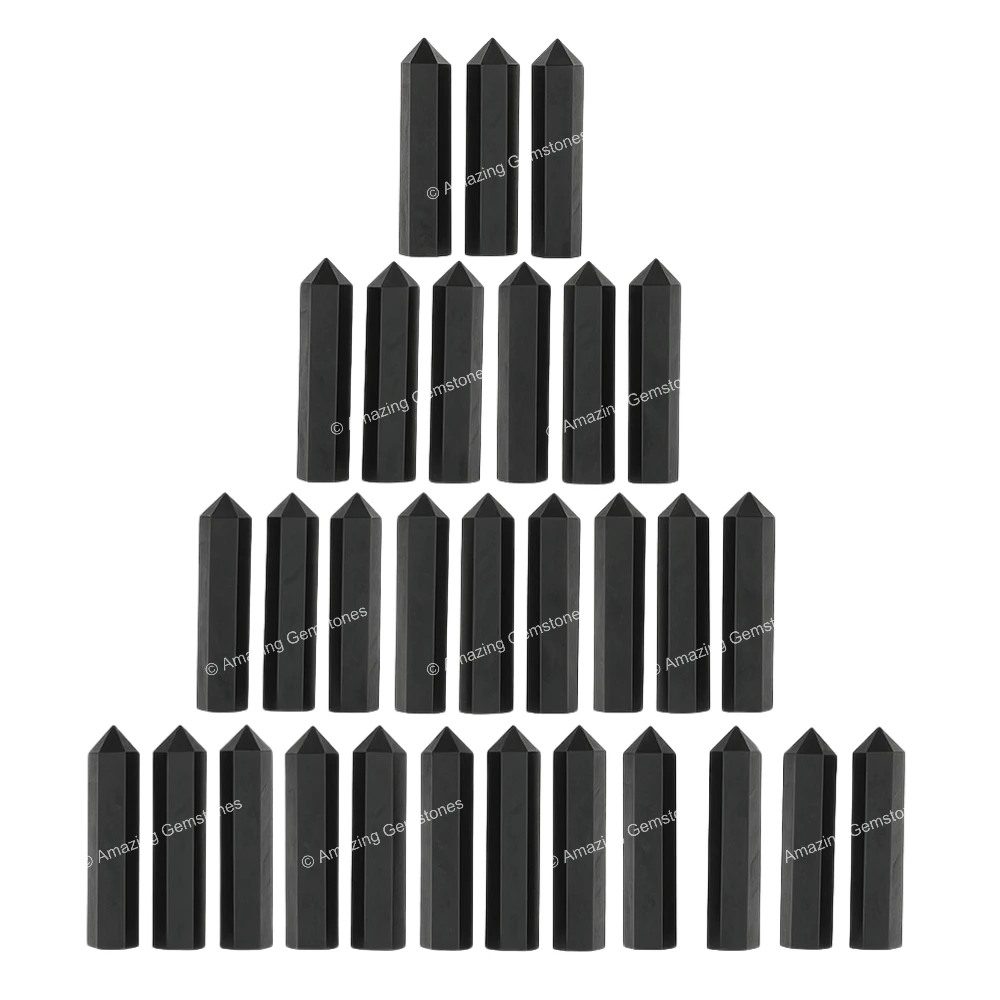 Shungite Pencil Points (Set of 50)