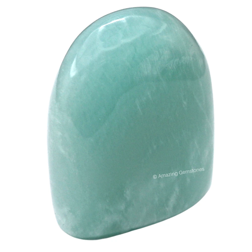 Amazonite Standing Palm Stone (Large)
