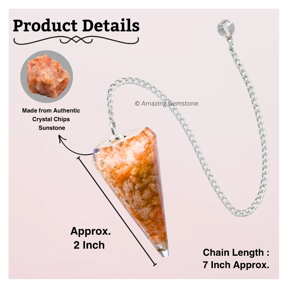 Sunstone Orgone Pendulum