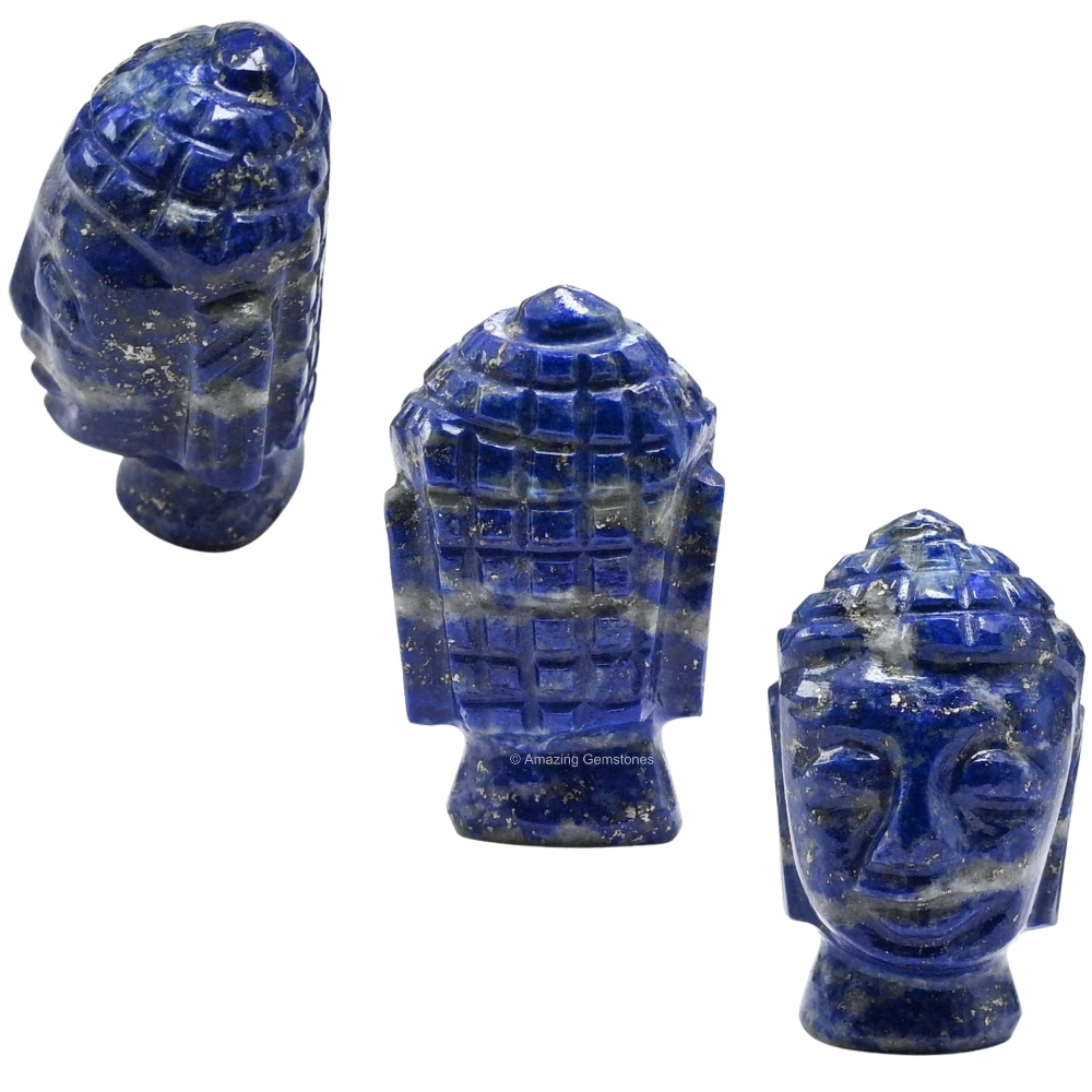Lapis Lazuli Buddha Head