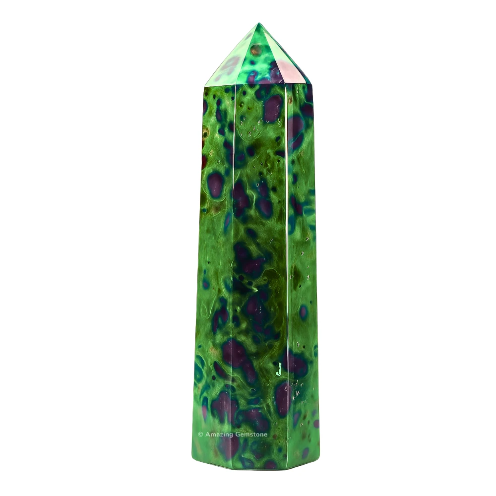 Ruby Fuchsite Tower (5.5" to 6" Inch)