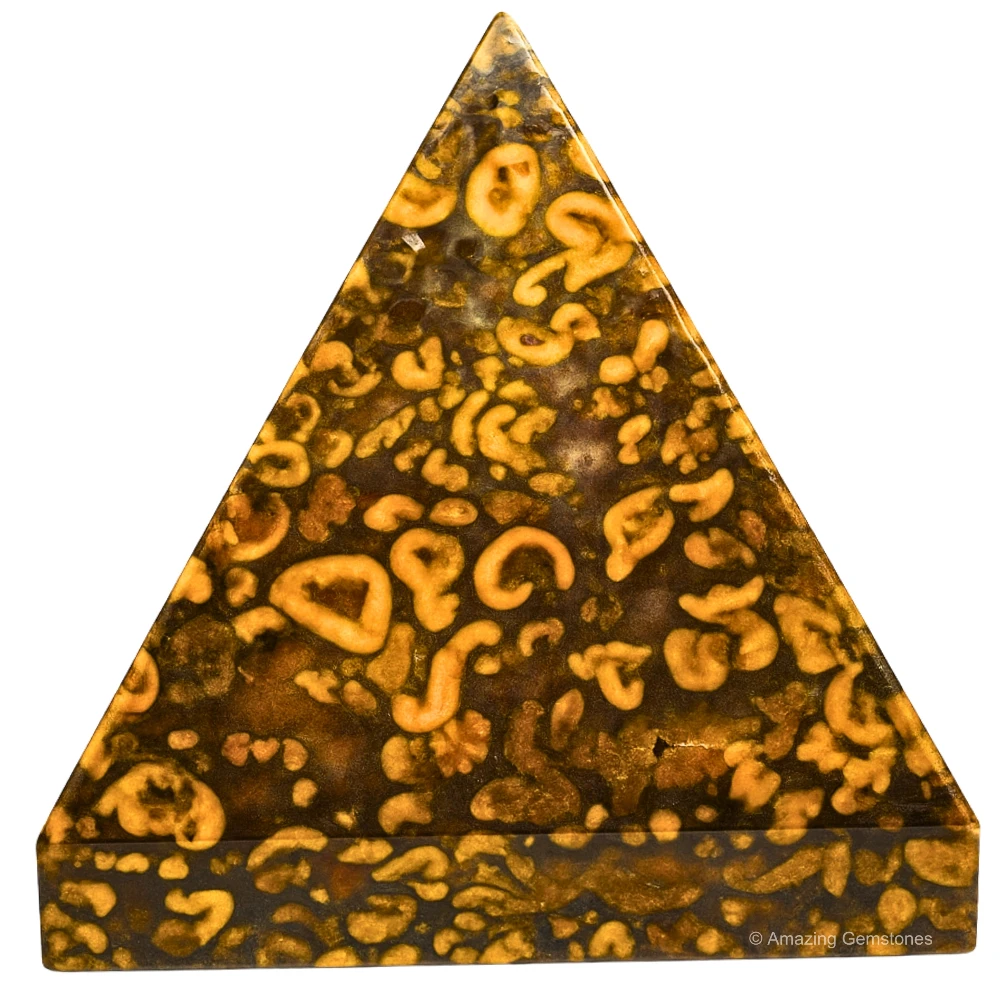 Fruit Jasper Pyramid