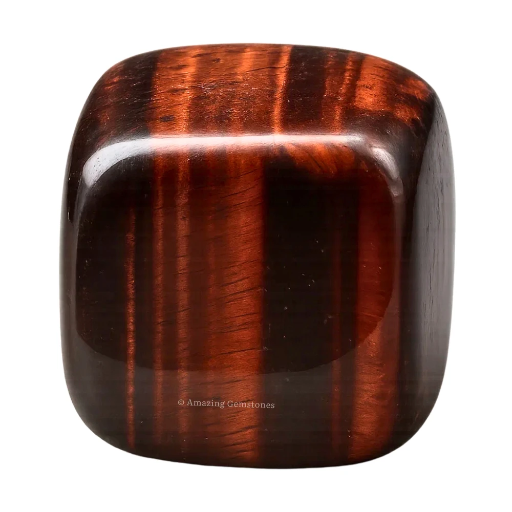 Tumbled Red Tiger Eye Stone Crystals (1 oz)
