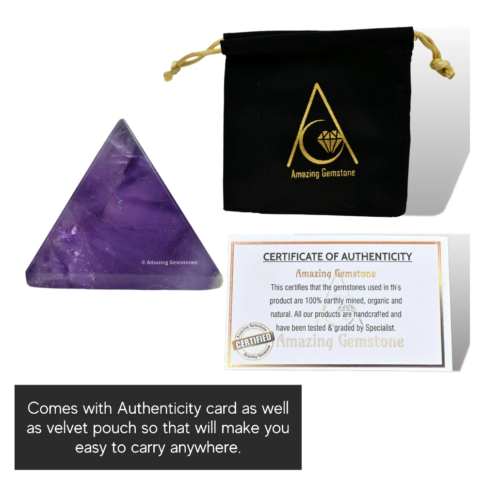 Amethyst Pyramid (1 Inch)