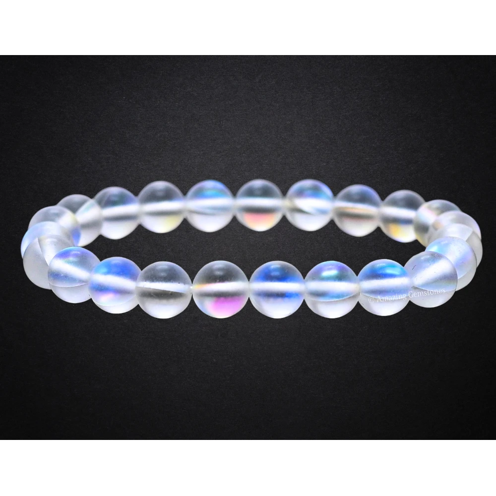 White Rainbow Mermaid Bracelet (Strechable)