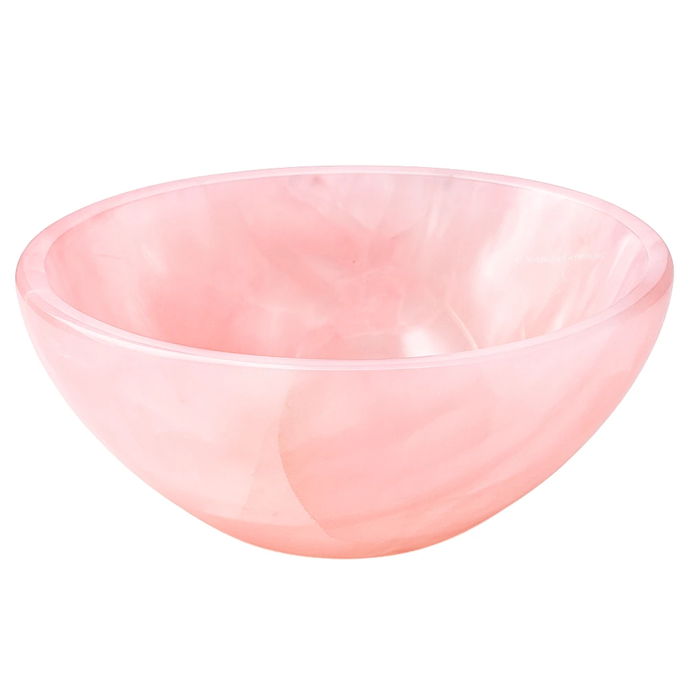 Rose Quartz Crystal Bowl - 3 Inch