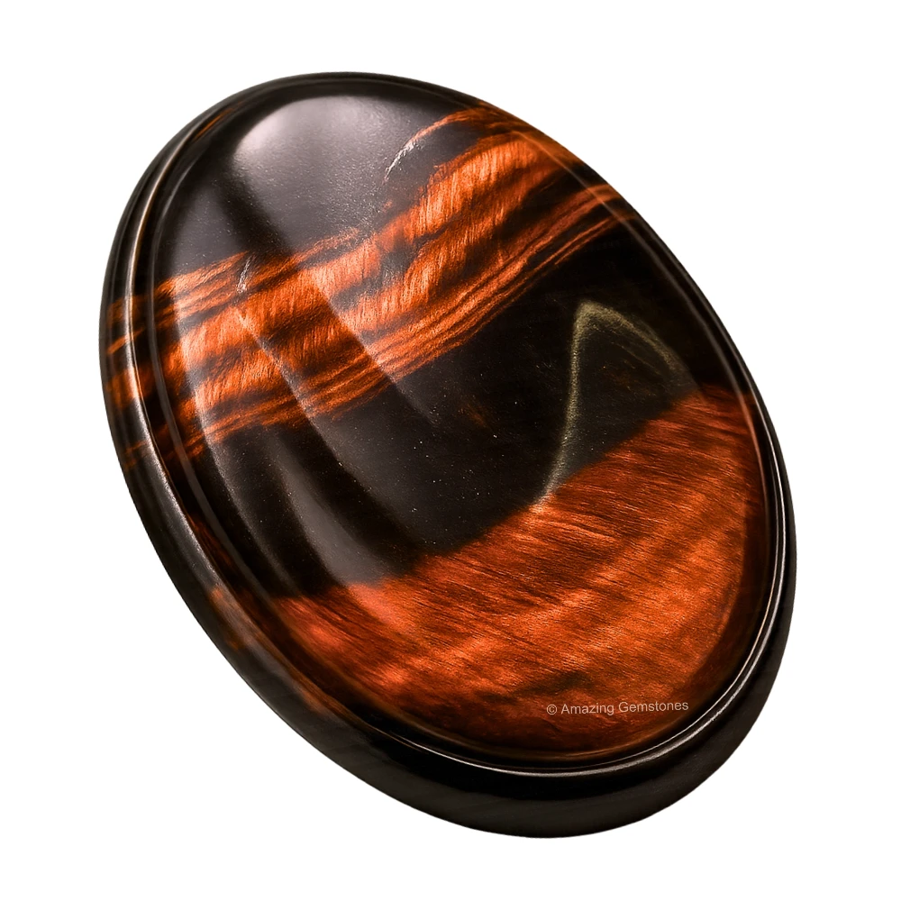 Red Tiger Eye Worry Stone