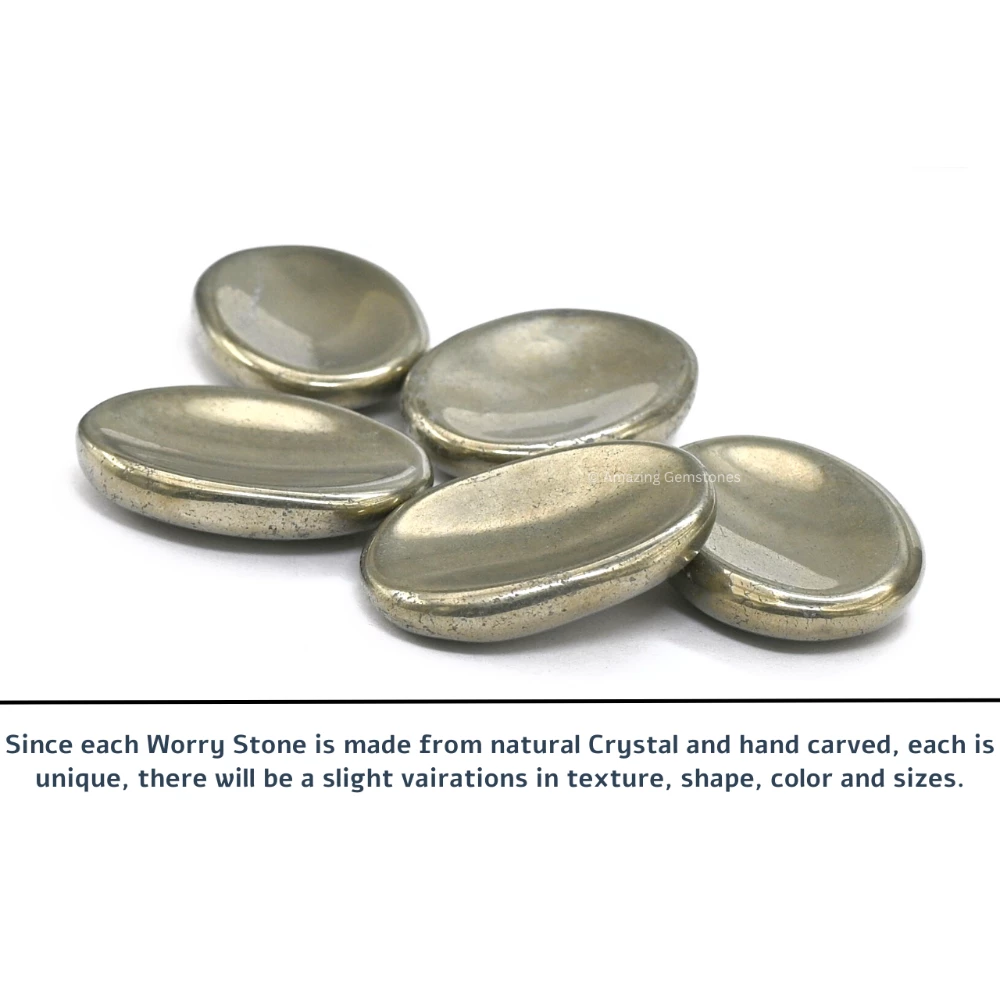 Pyrite Worry Stone