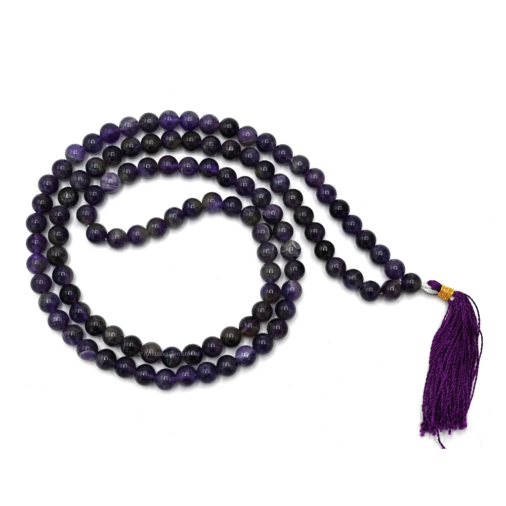 Amethyst Mala (Without Knot)