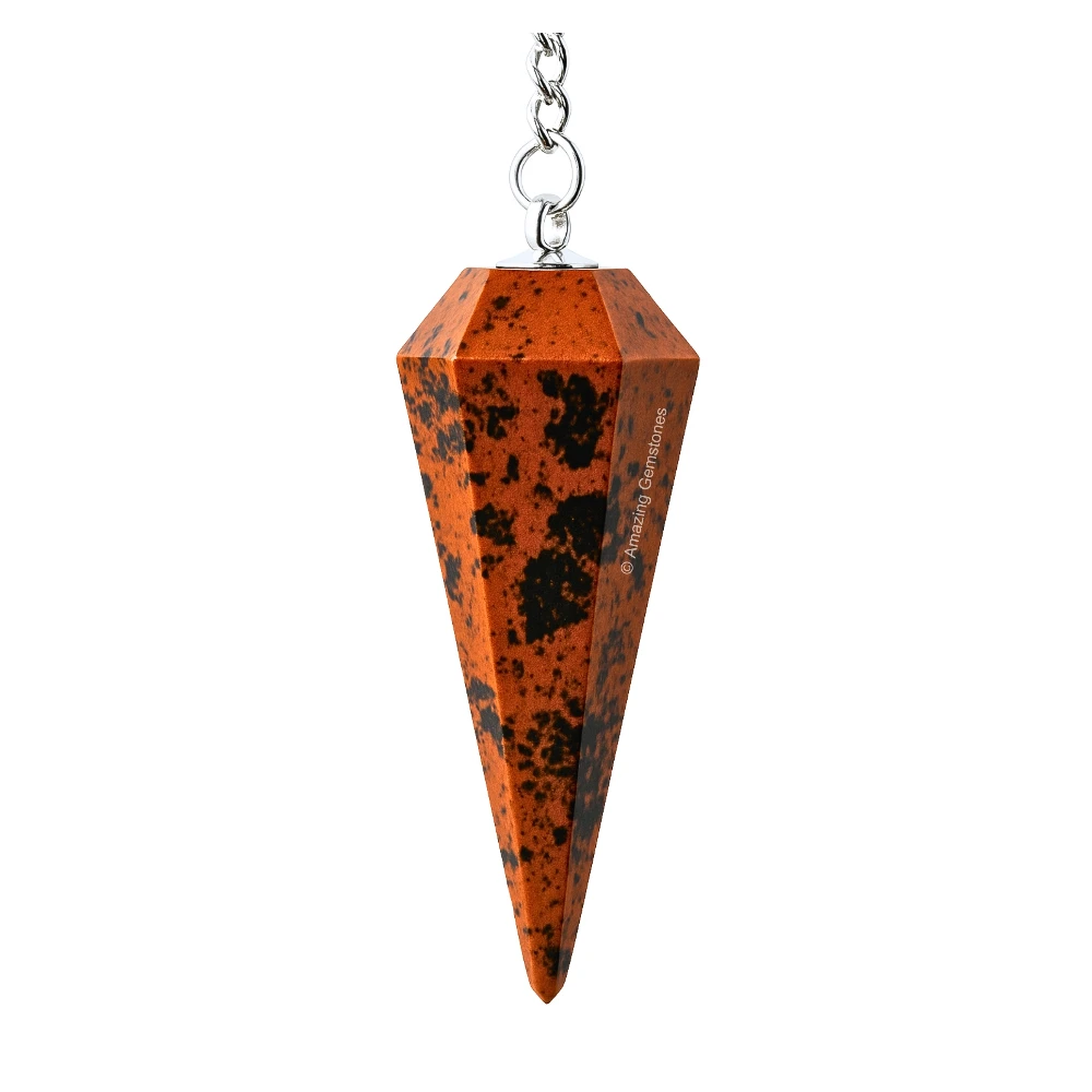 Mahogany Obsidian Pendulum