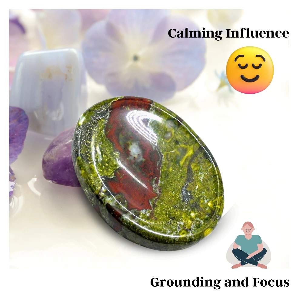 Dragon Bloodstone Worry Stone