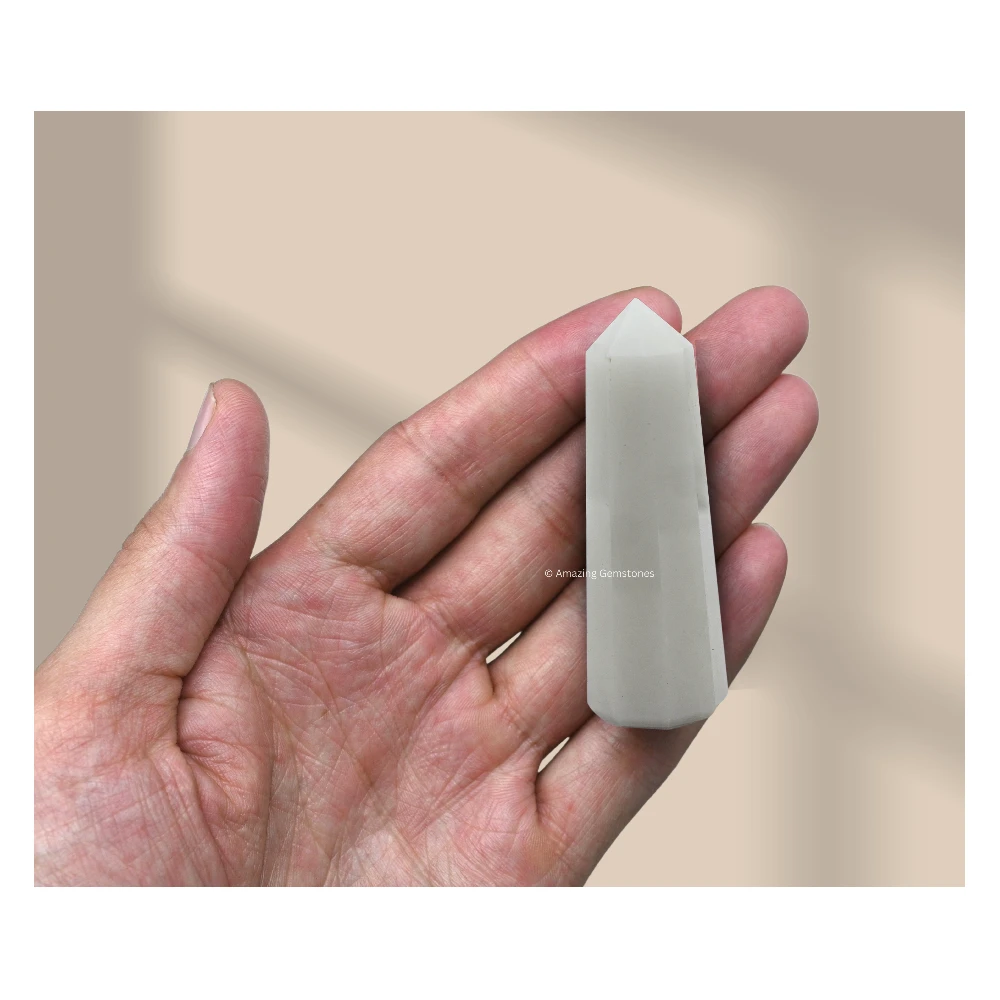 Snow Quartz Tower (2" to 3" inch)