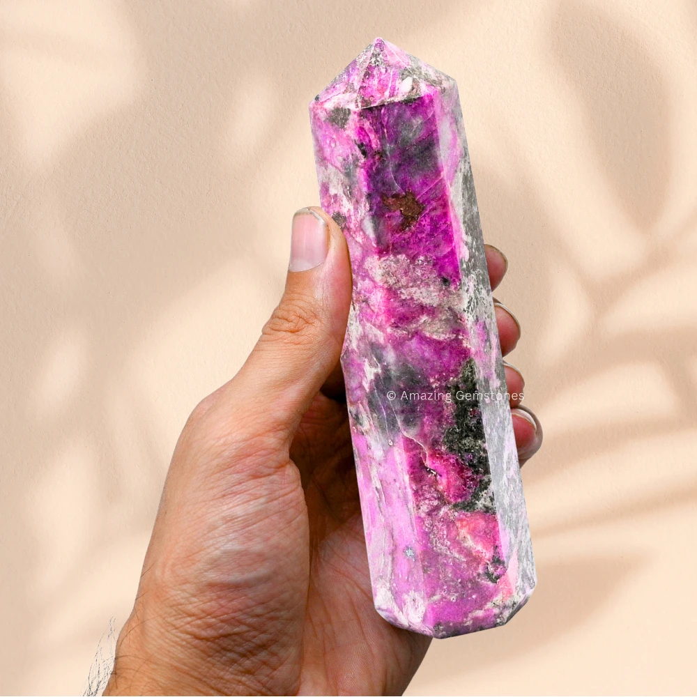 Cobalt Calcite Tower (5.5" to 6" inch)
