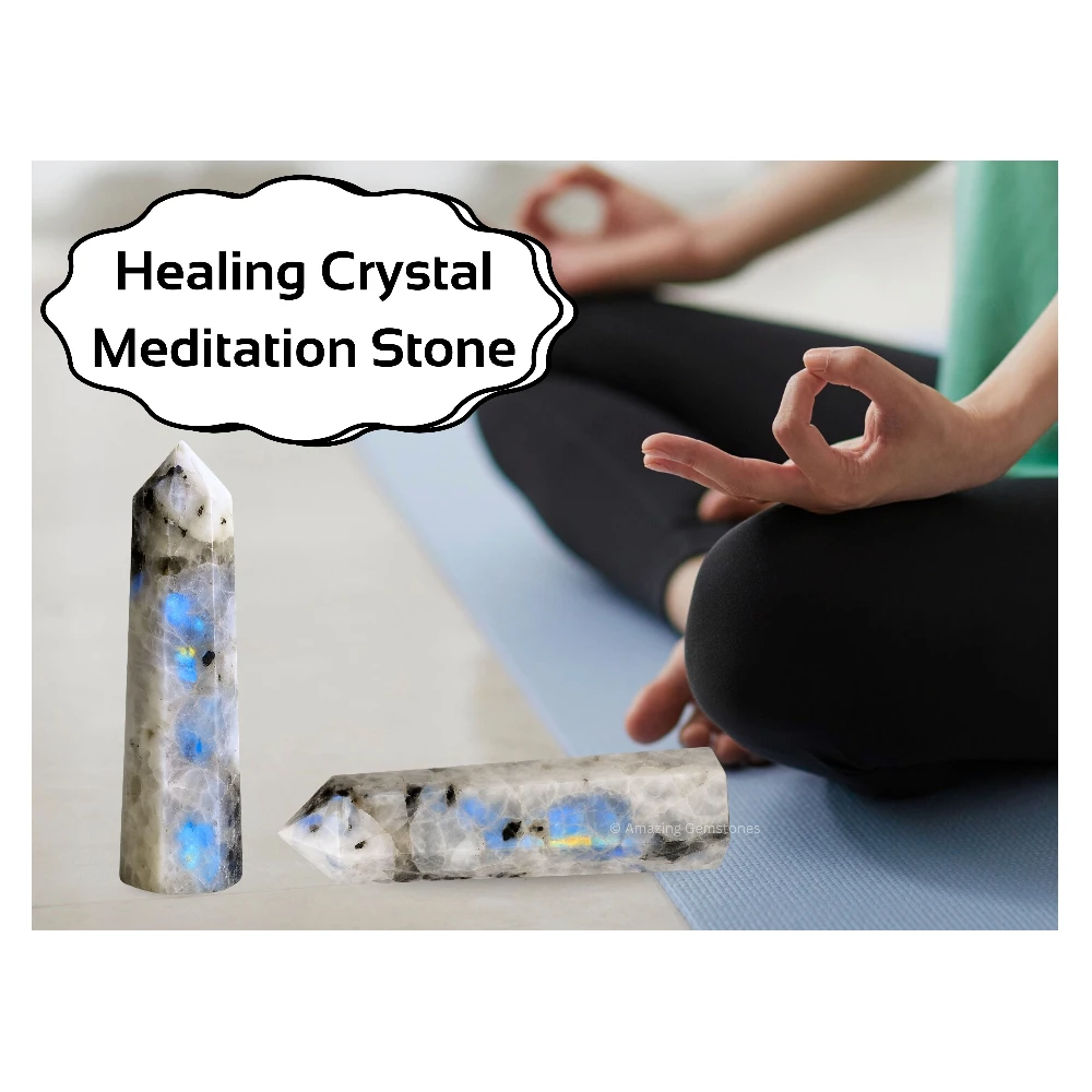 Rainbow Moonstone Tower 2" to 3" INCH