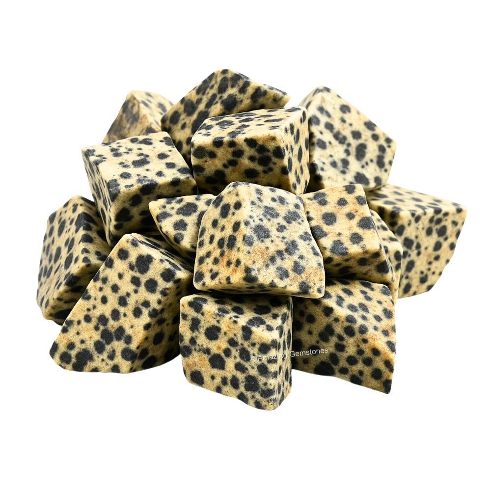 Dalmatian Jasper Raw Crystals (1 LB)