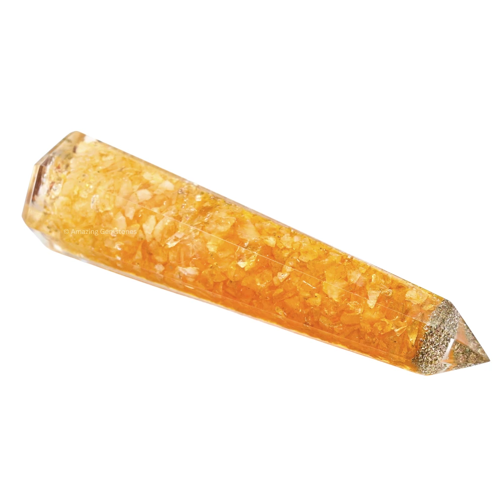 Citrine Orgone Tower (4.5 Inch)