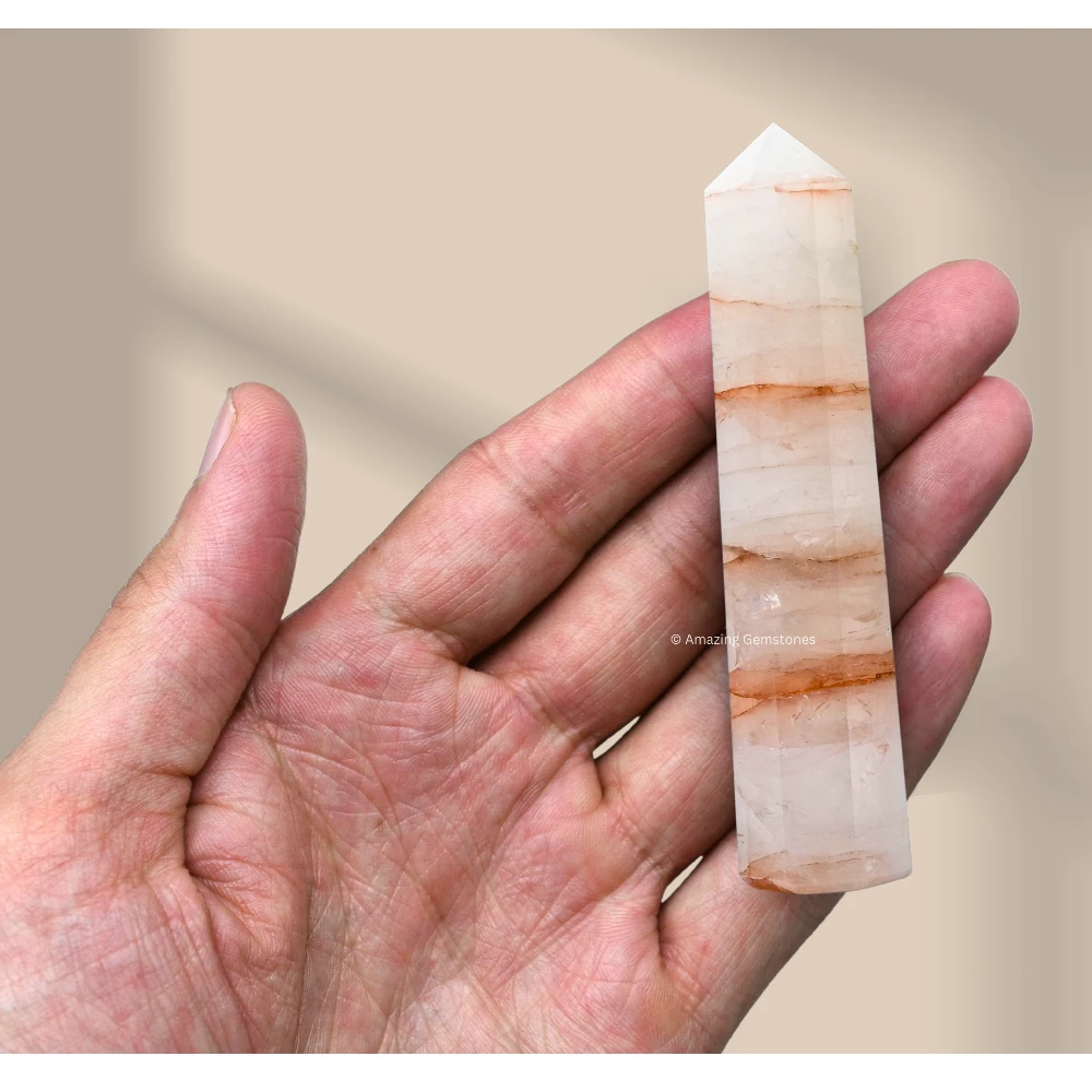 Red Hematoid Quartz Tower (3" to 4" inch)