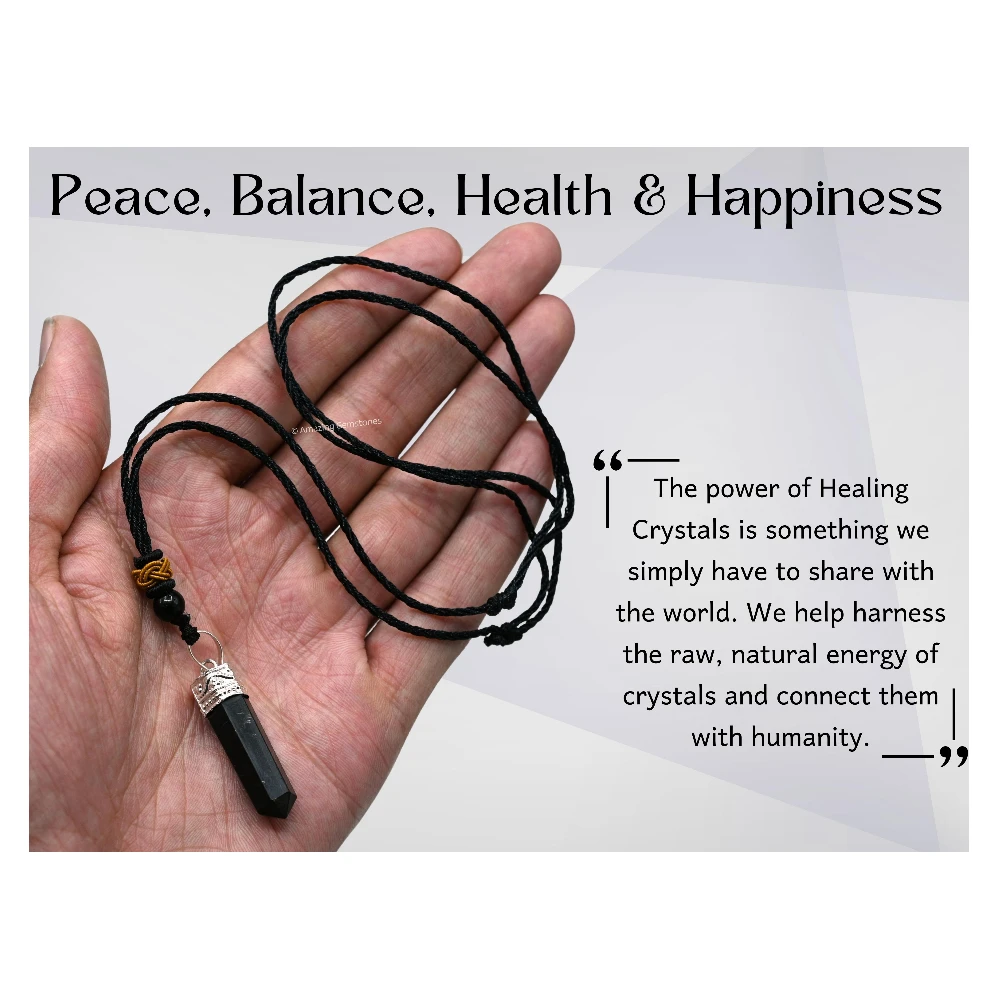 Shungite Necklace - Cap Pencil