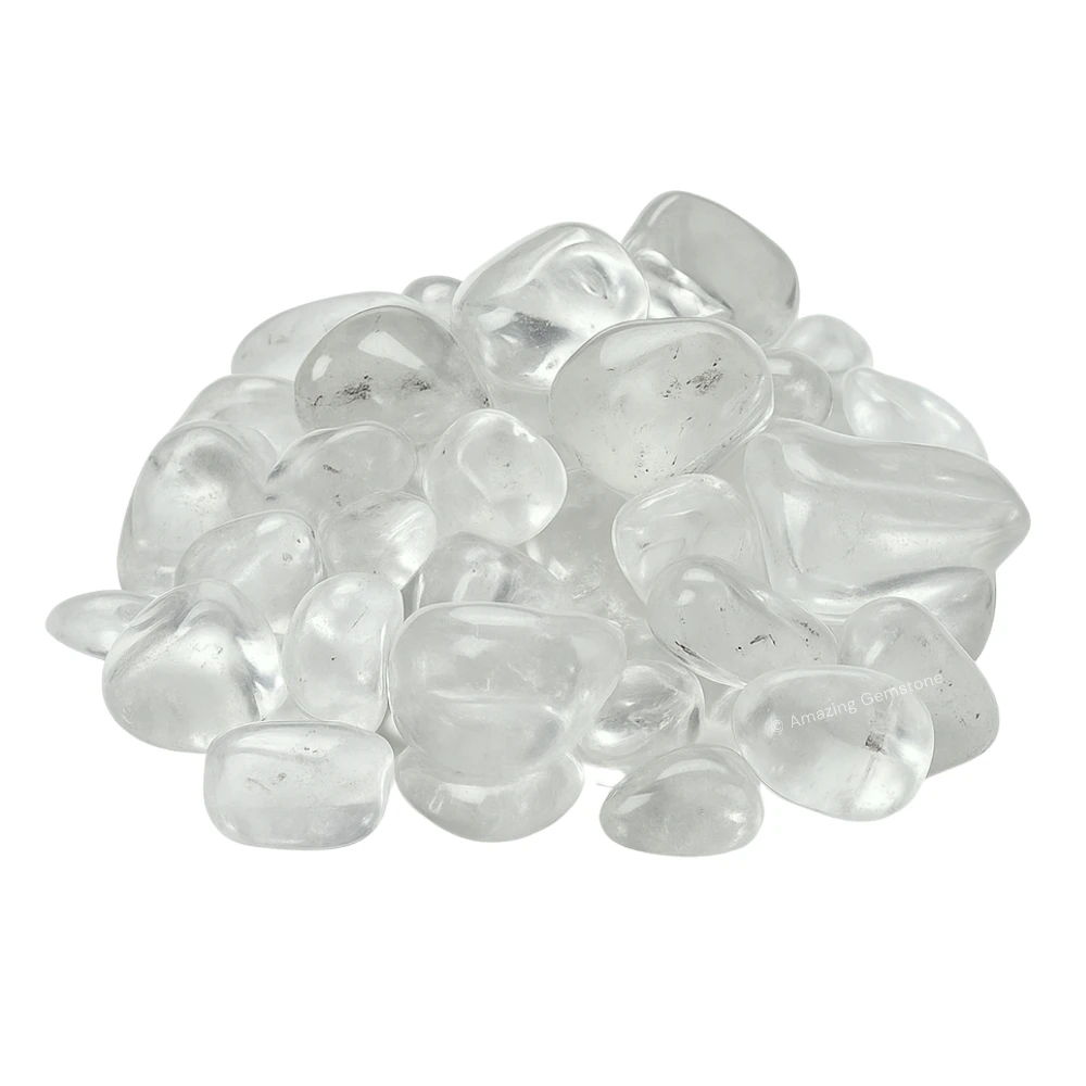 Tumbled Clear Quartz Crystals Stones (1000+ Carats)
