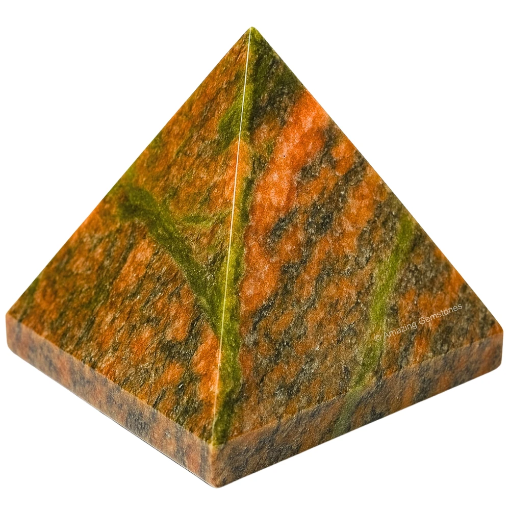 Unakite Pyramid (2 Inch)