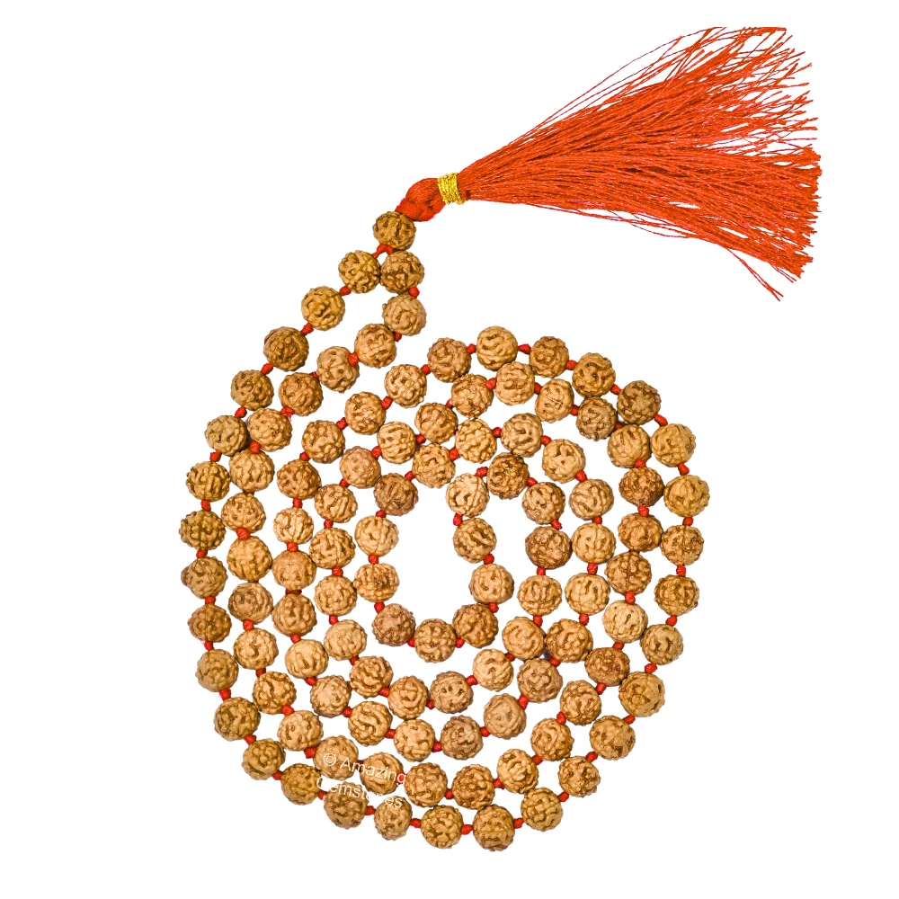 Rudraksha Mala (Hand Knotted)