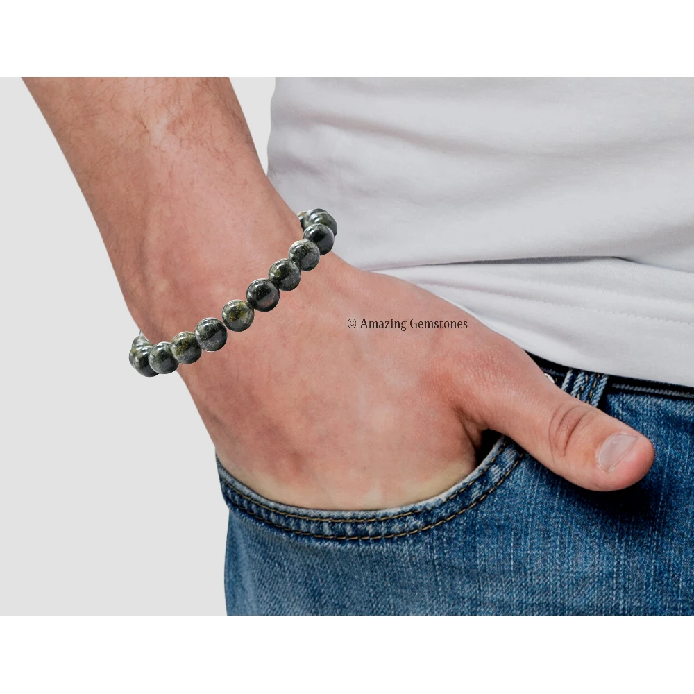 Kambaba Jasper Bracelet (Strechable)