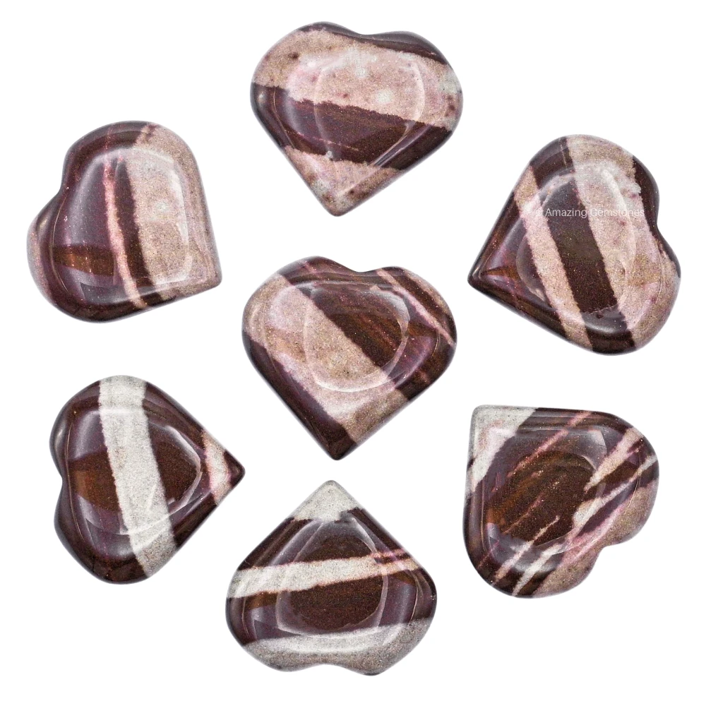 Narmada Shiva Lingam Stone Heart (Pack of 2)
