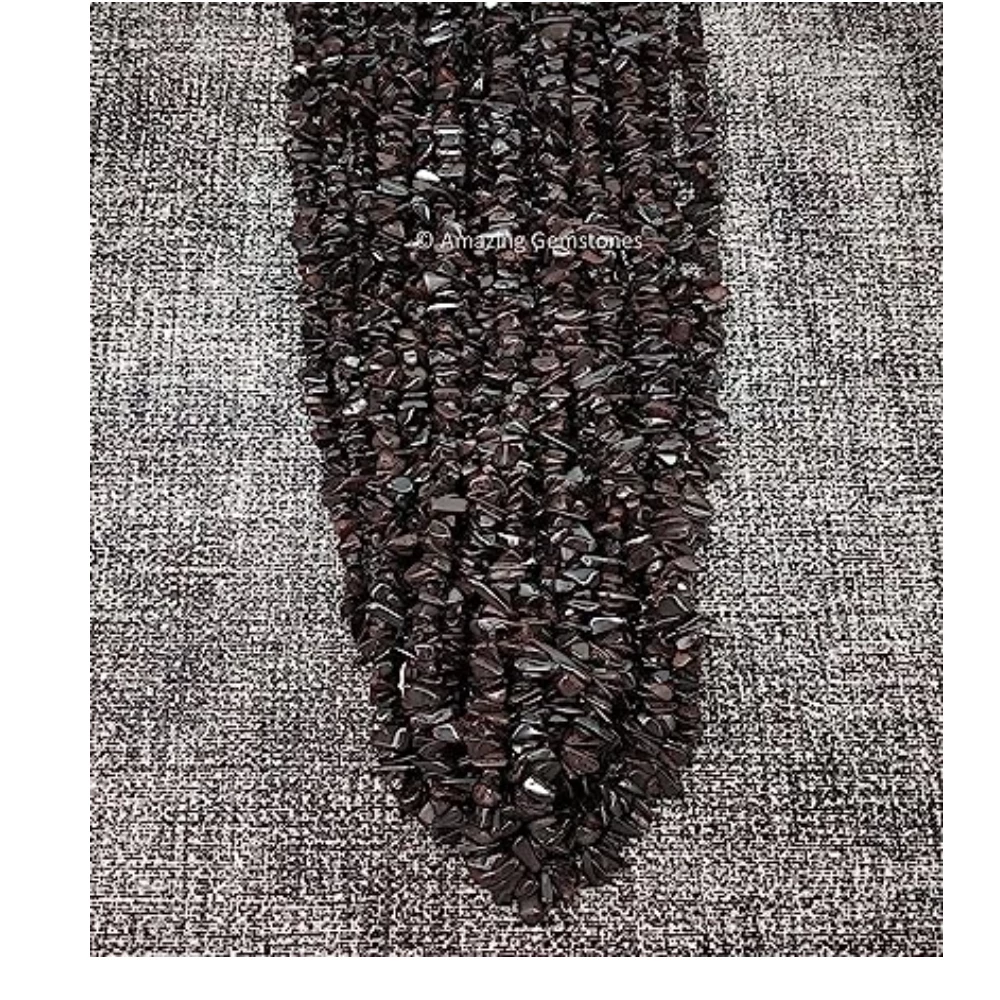Hematite Chips - Pre Drilled