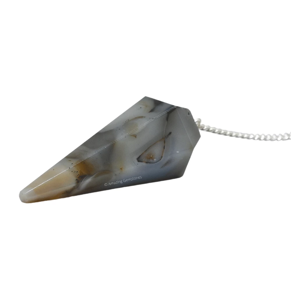 Dendrite Agate Pendulum