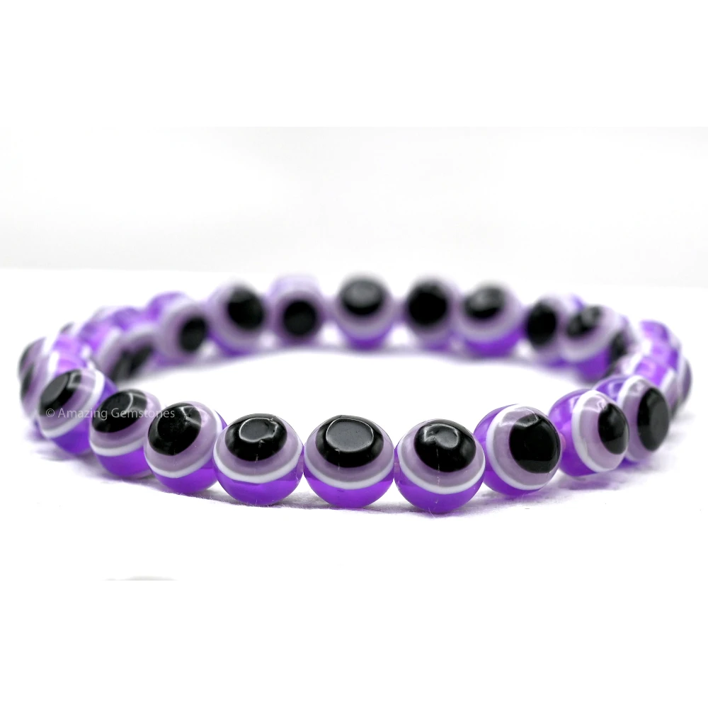 Violet Evil Eye Bracelet