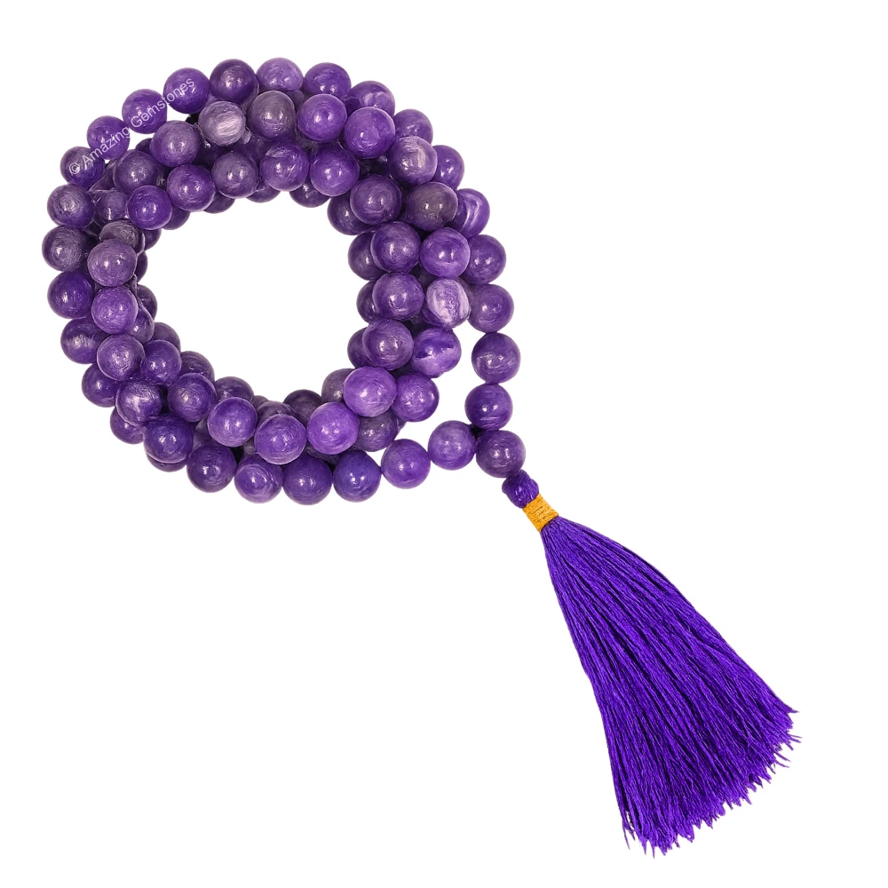Amethyst Mala (Without Knot)