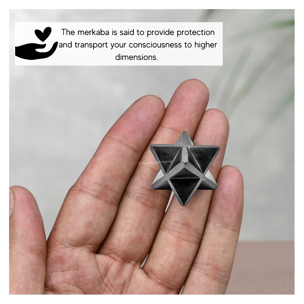 Black Tourmaline Merkaba (15-20mm)