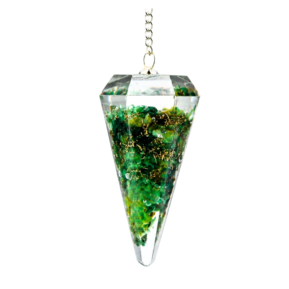 Green Aventurine Orgone Pendulum
