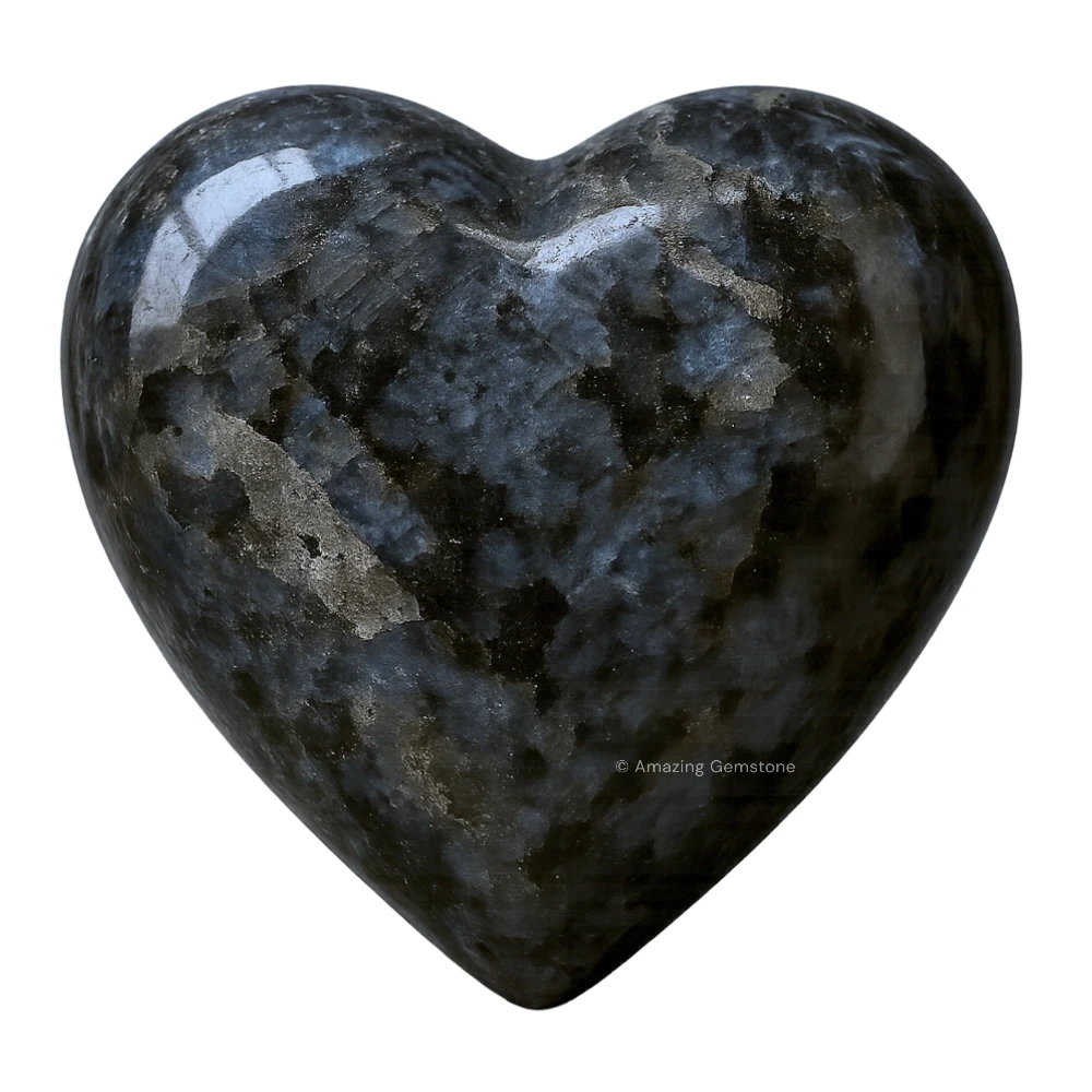 Larvikite Heart