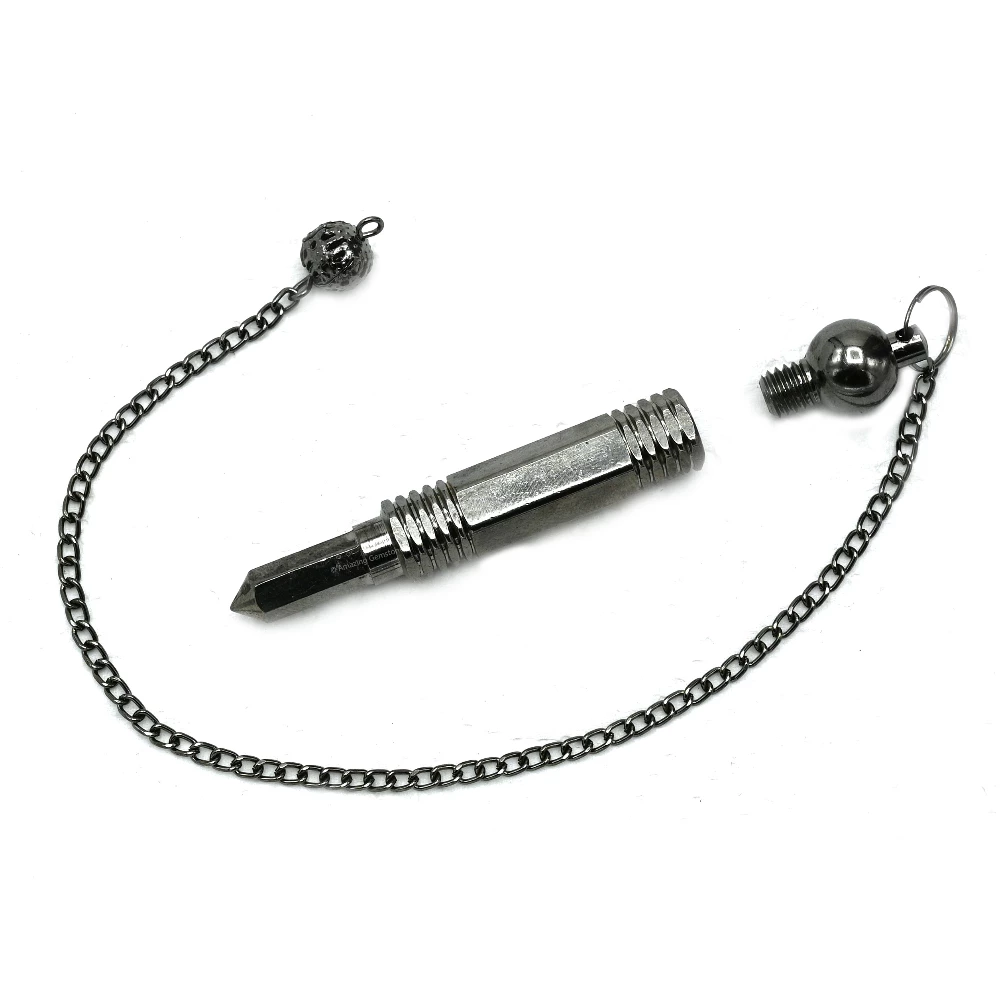 Copper Metal Pendulum - Matt Silver 3 Piece (MP29)