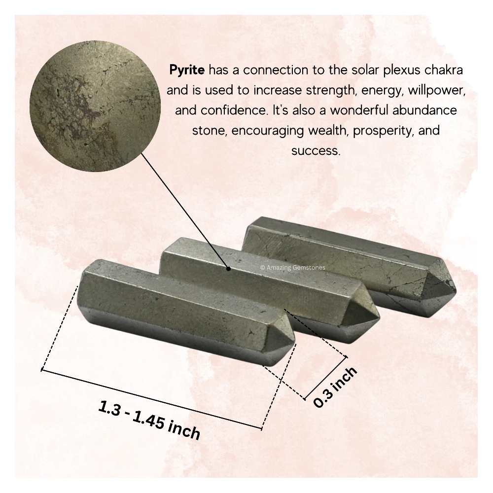 Pyrite Pencil Points (Set of 50)