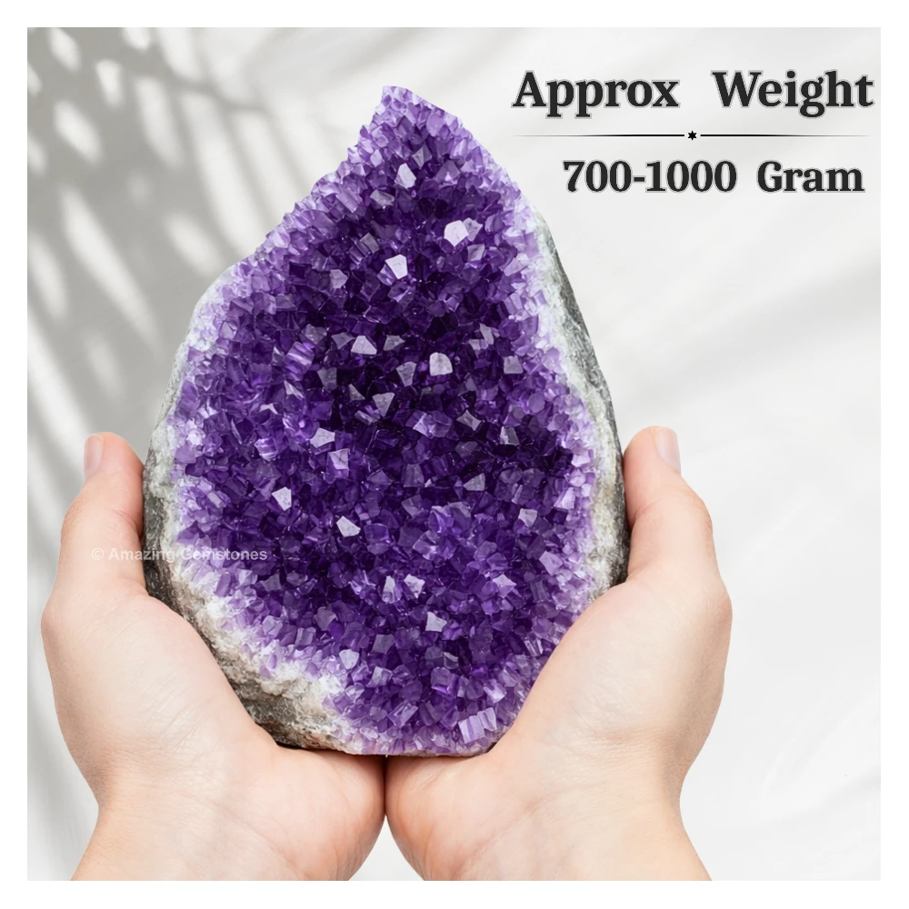 Amethyst Cluster - 750-1000 Gram