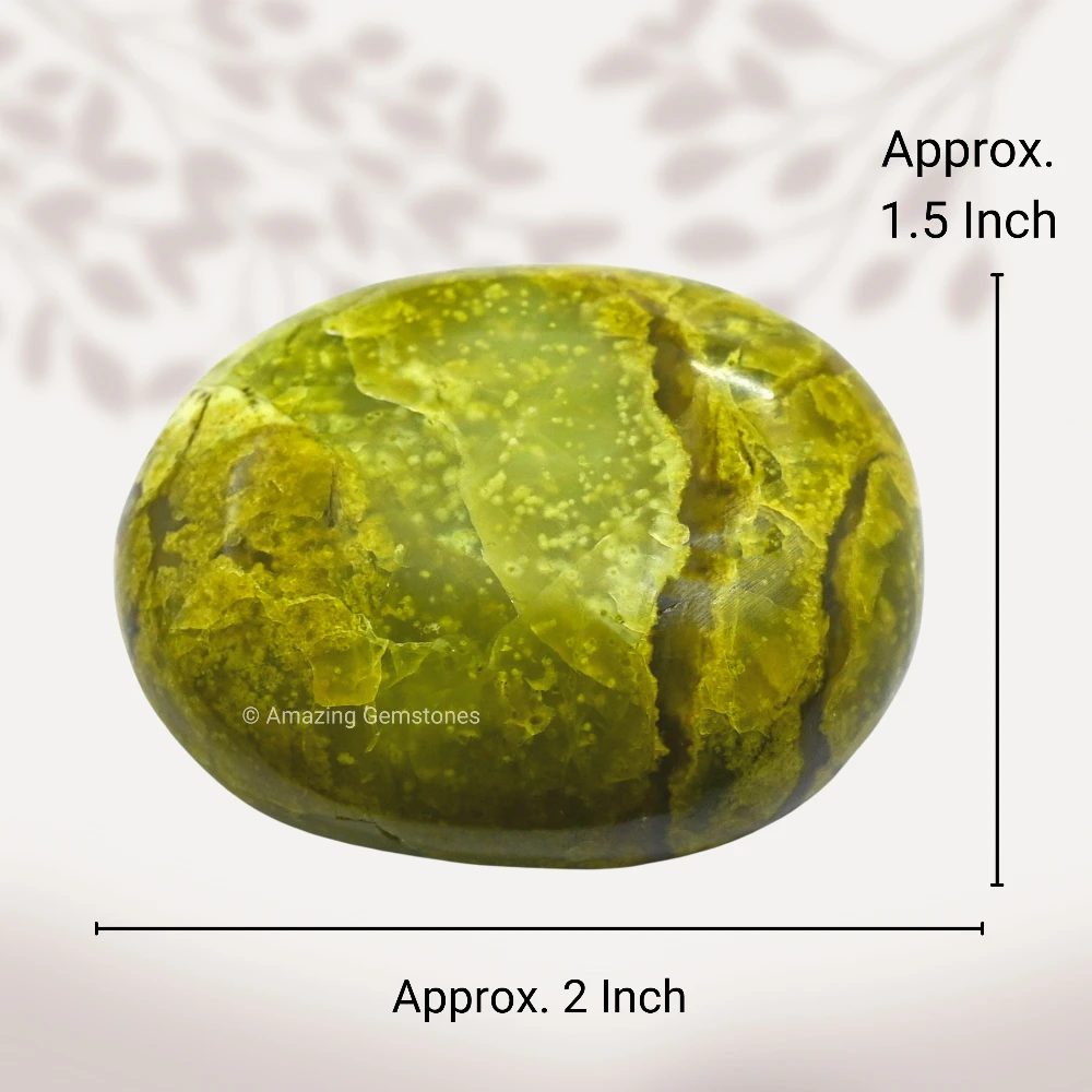 Green Opal Palm Stone