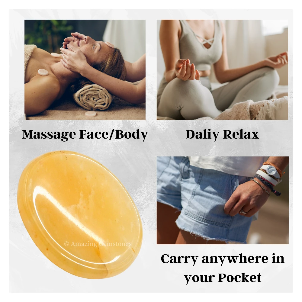Yellow Aventurine Worry Stone