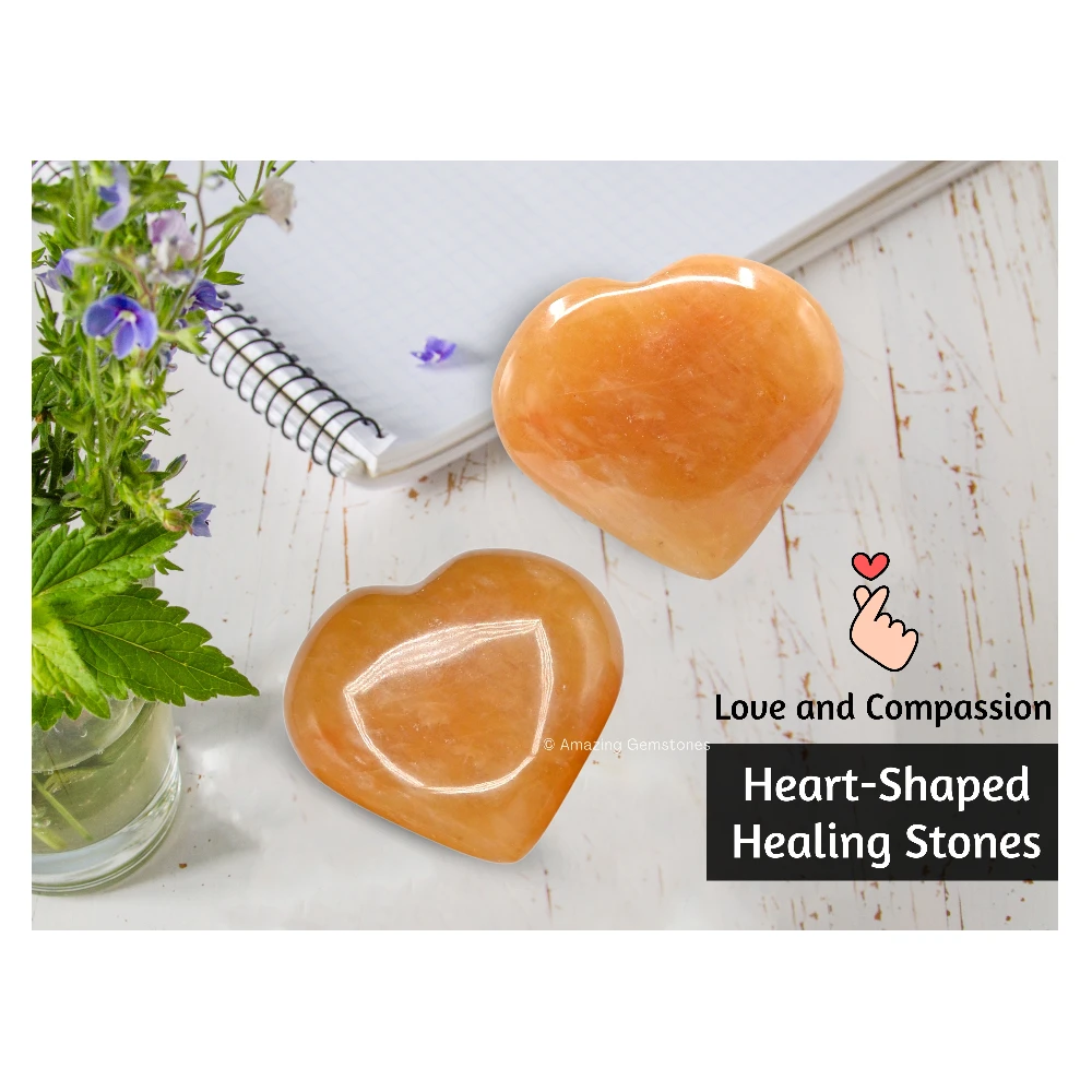 Red Aventurine Heart