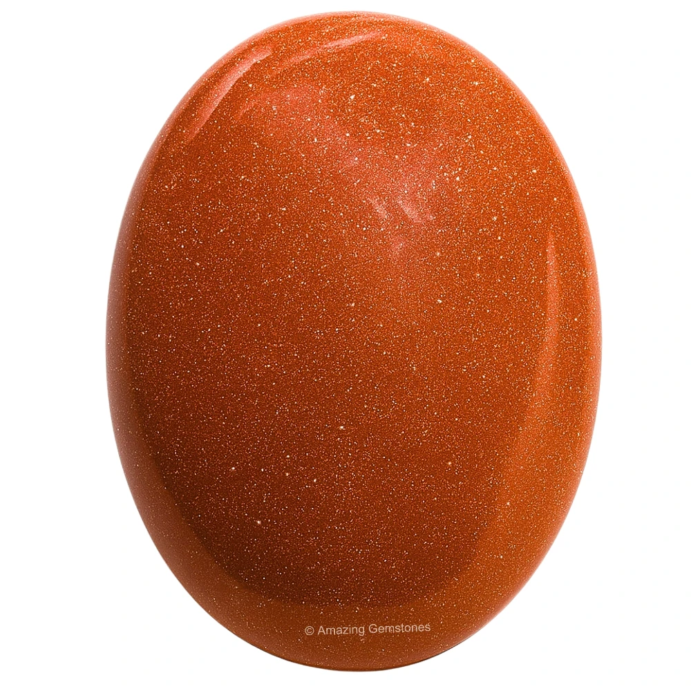 Red Goldstone Palm Stone