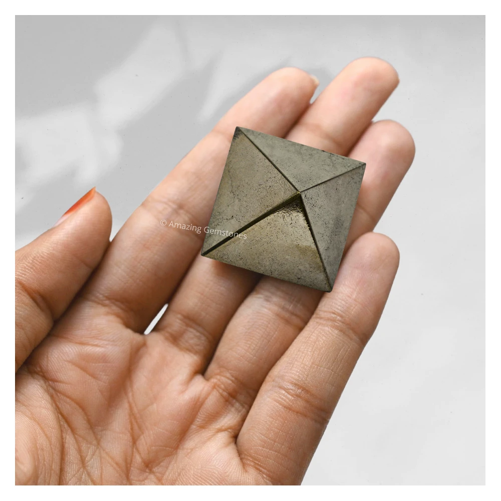 Pyrite Pyramid (1 Inch)