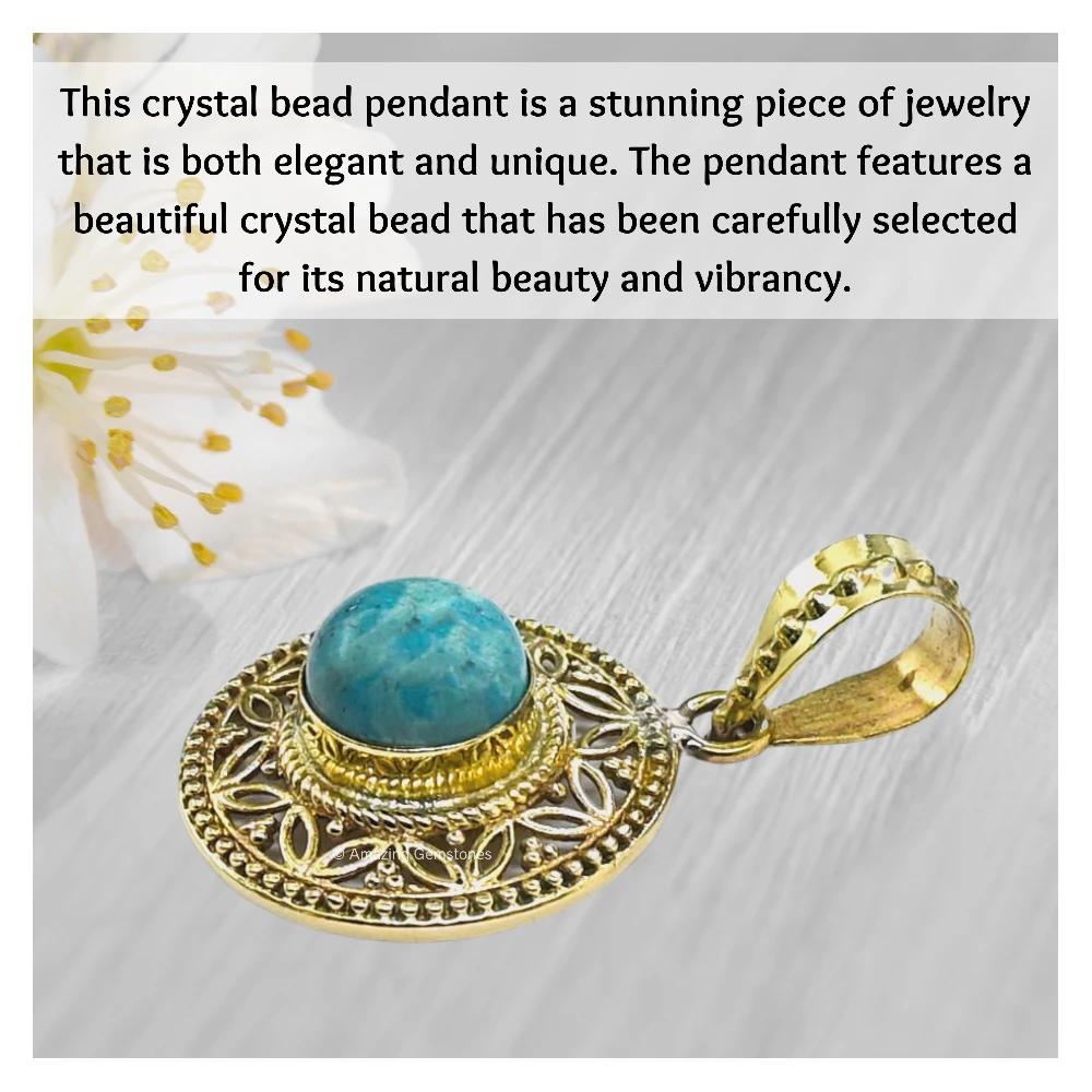 Turquoise Bead Necklace Premium