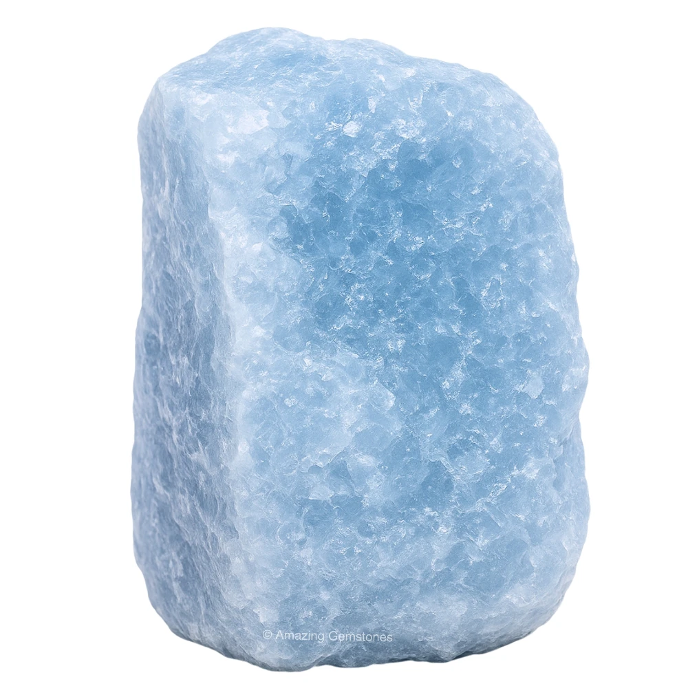 Blue Calcite Raw Crystals (2 Pieces)