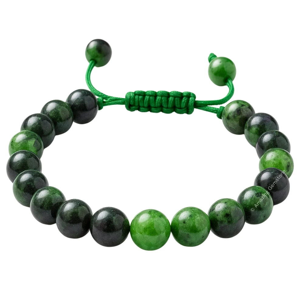 Ruby Zoisite Bracelet (Adjustable)
