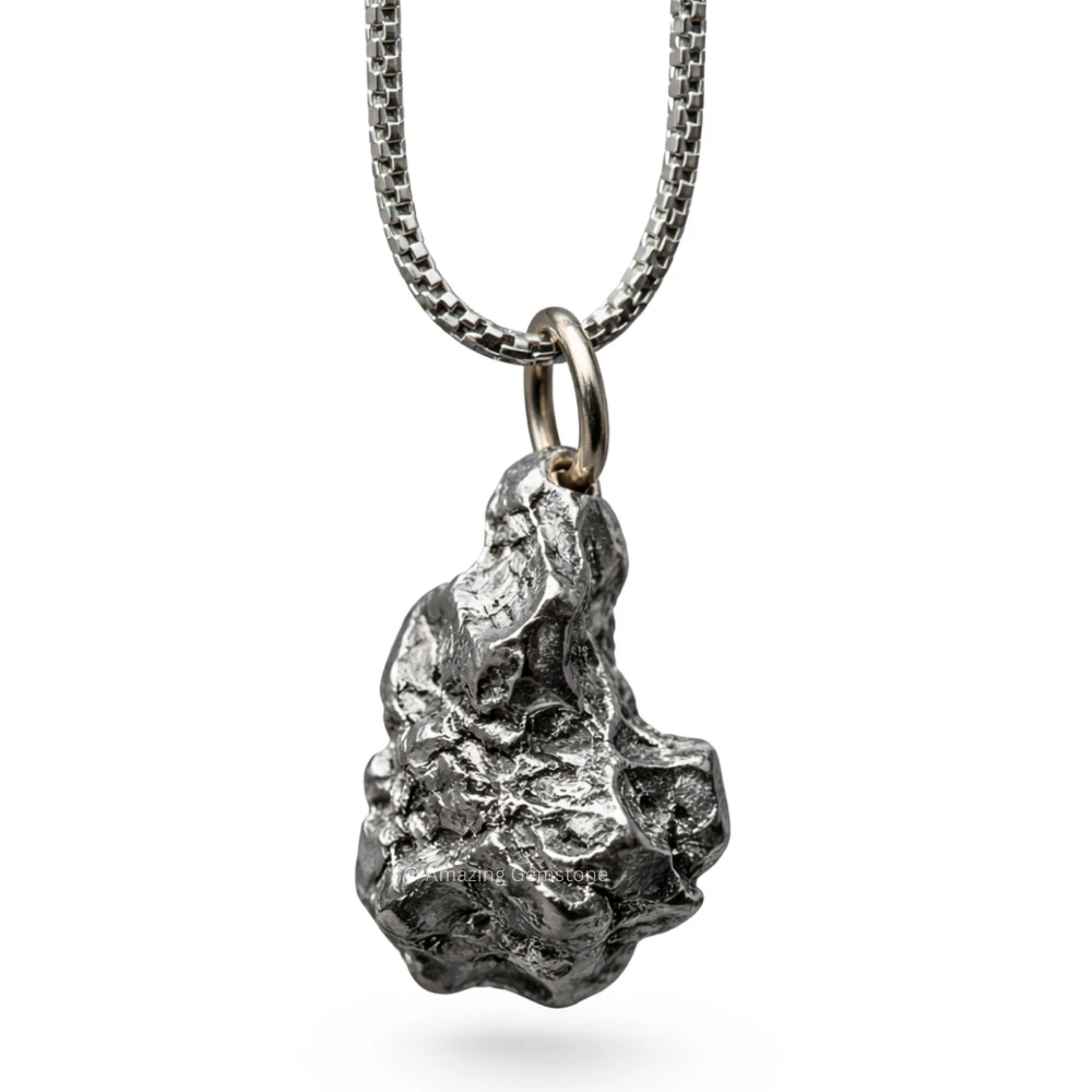 Authentic Campo del Cielo Meteorite Pendant