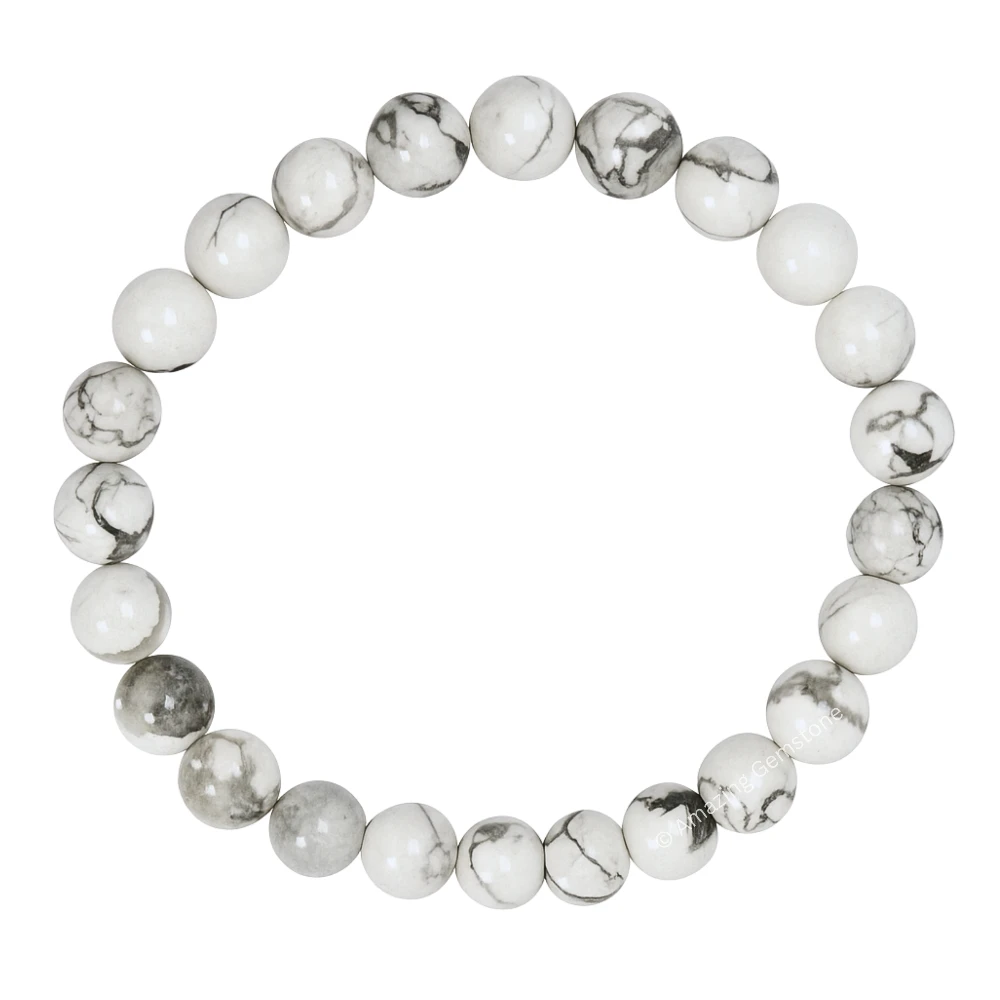 Howlite Bracelet (Strechable)