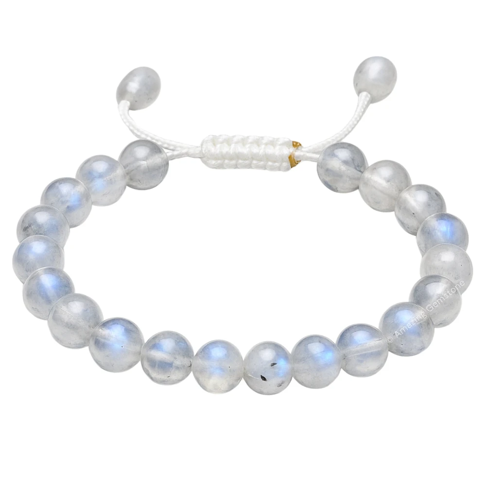 Premium Rainbow Moonstone Bracelet (Adjustable)
